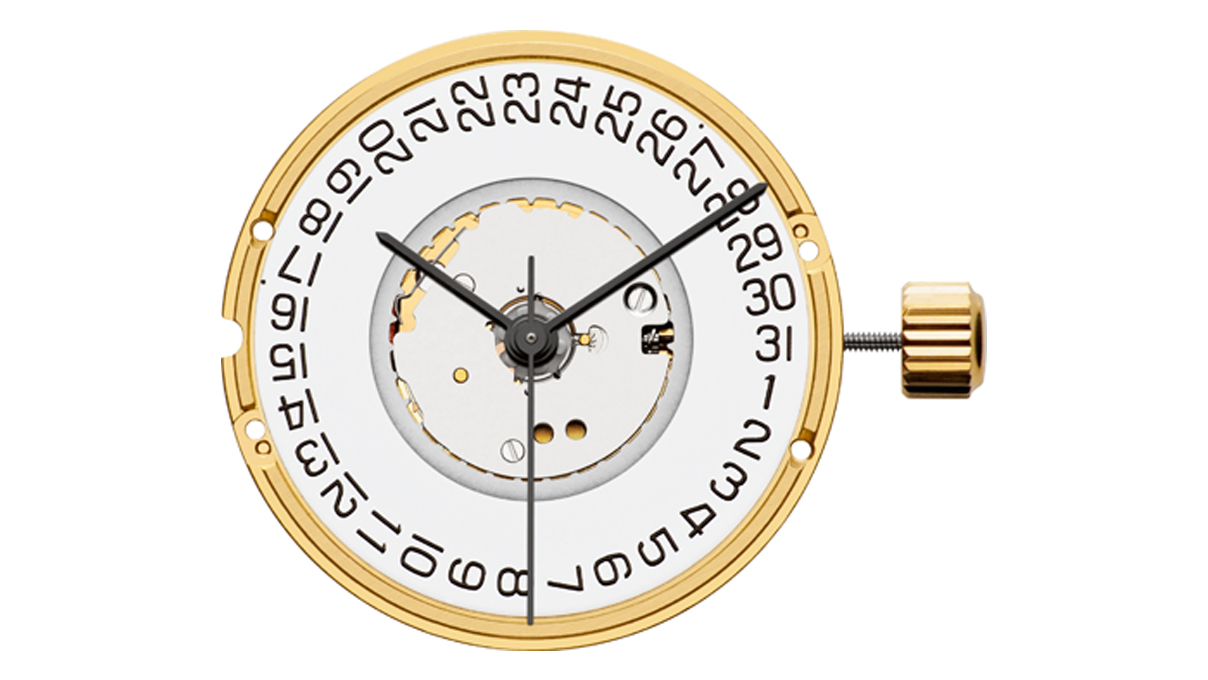 AU-Werk ETA F06.115 MH1 11 1/2''' DATE6 SC Quarz (371 | SR920SW) - HeavyDrive