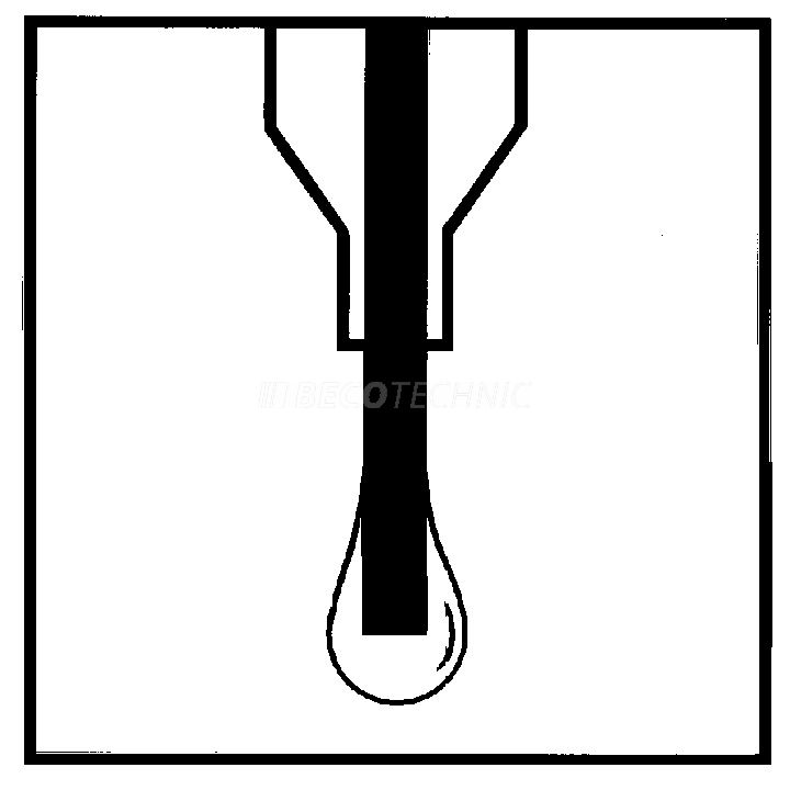Bergeon 7719-2A Automatischer Ölgeber, rot, Tropfen-Abstreiföler für Uhrenhebesteine, Mechanikteile und schwer zugängliche
Ölstellen