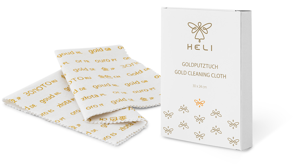 Heli Goldputztuch, 30 x 24 cm, Baumwolle, imprägniert