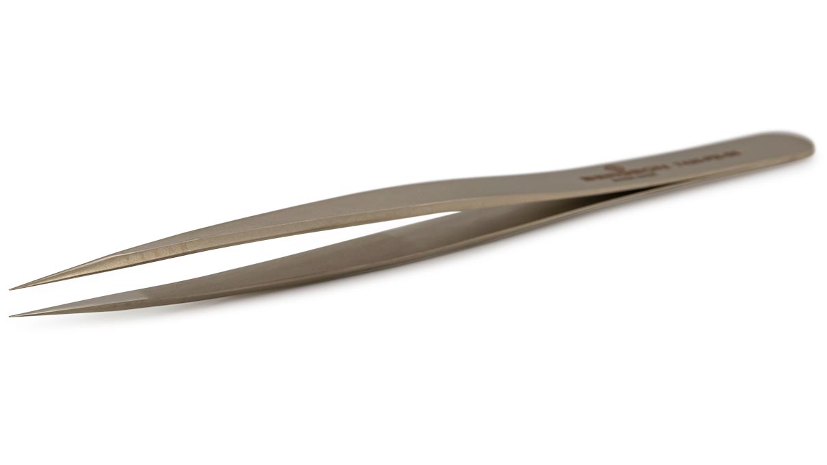 Bergeon 7420-PM-S5 Kornzange Form S5, fein, Nickel, 100 % antimagnetisch