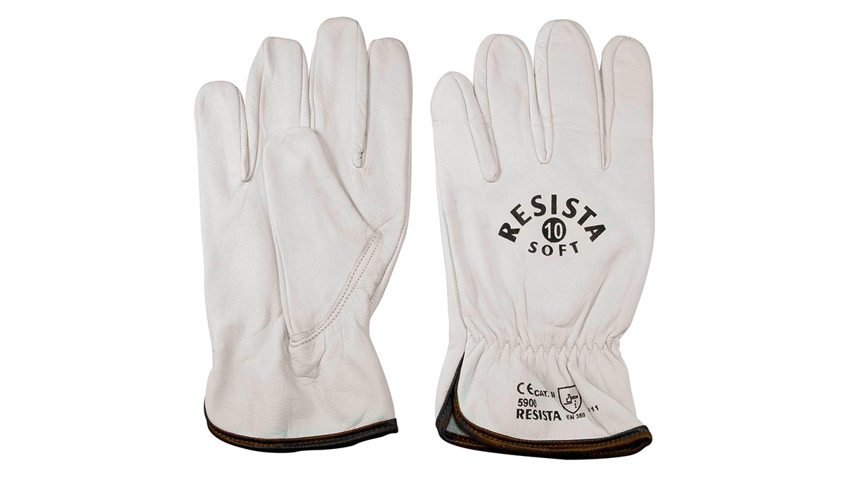 Bergeon 6078-K Arbeitshandschuhe, Nappaleder, 1 Paar, Größe 10