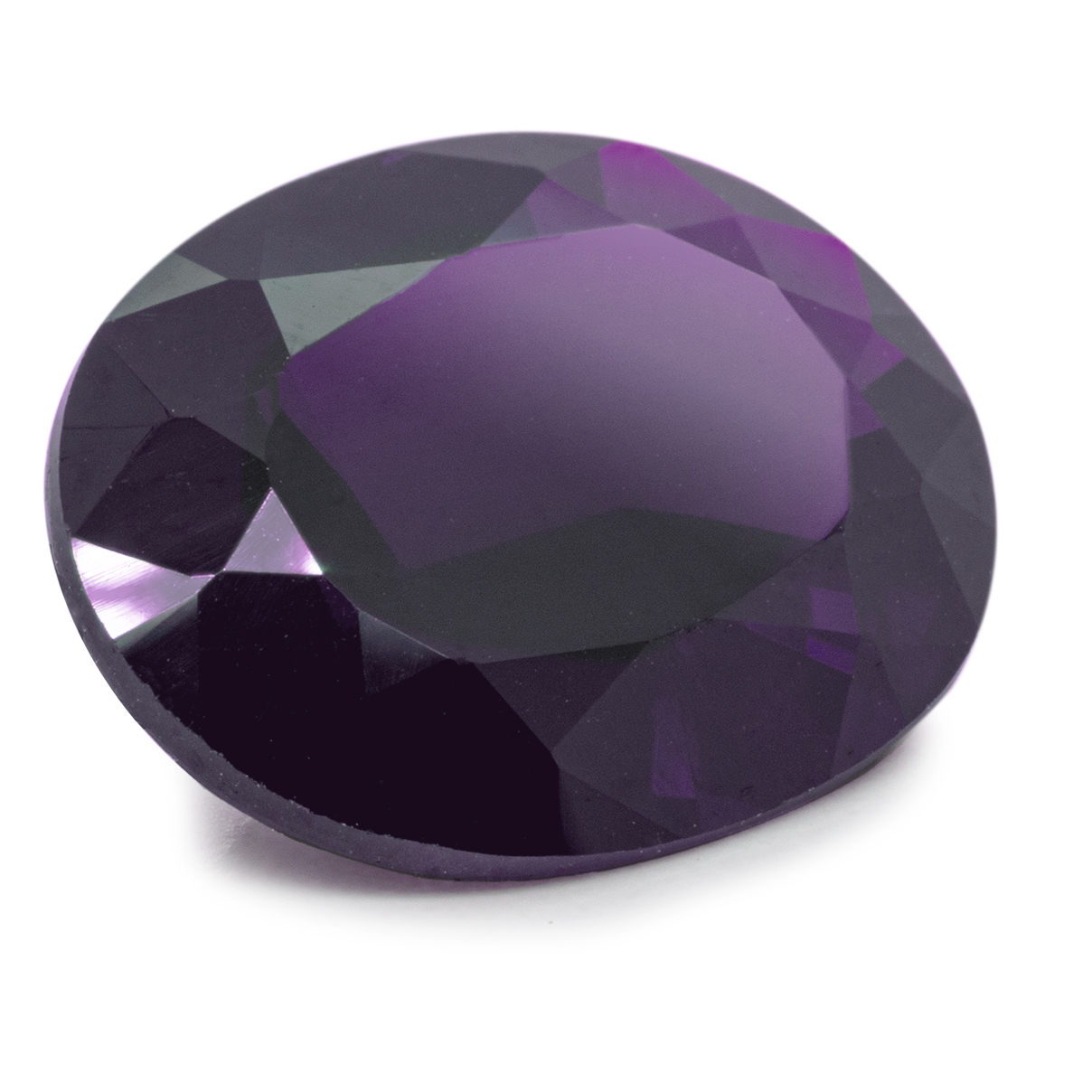 Amethyst, violett, oval, 5 x 3 mm