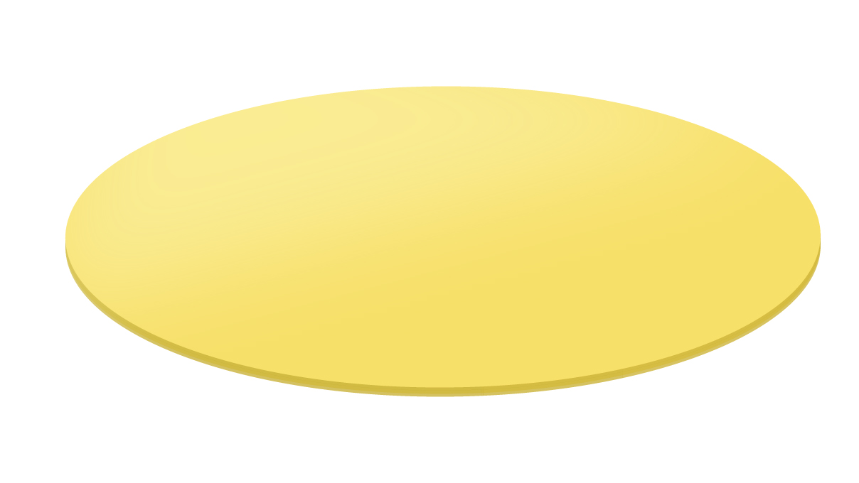 3M Lapidierfilm ILF 266X, Ø 254 mm, Korn 12 µm, gelb, selbstklebend