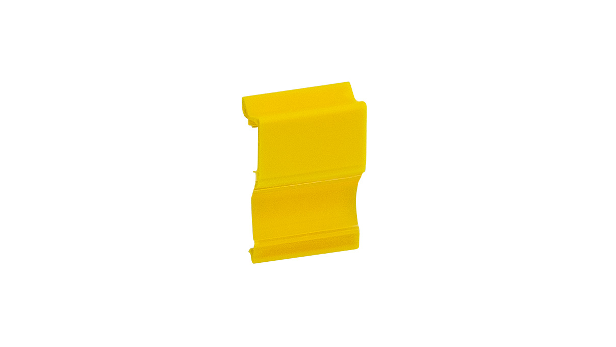 Verschlusshaken für Membrandosen, gelb, 100 Stück