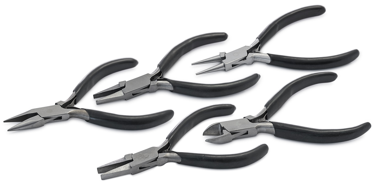 Sortiment Zangen, 130 mm, 5 Stück