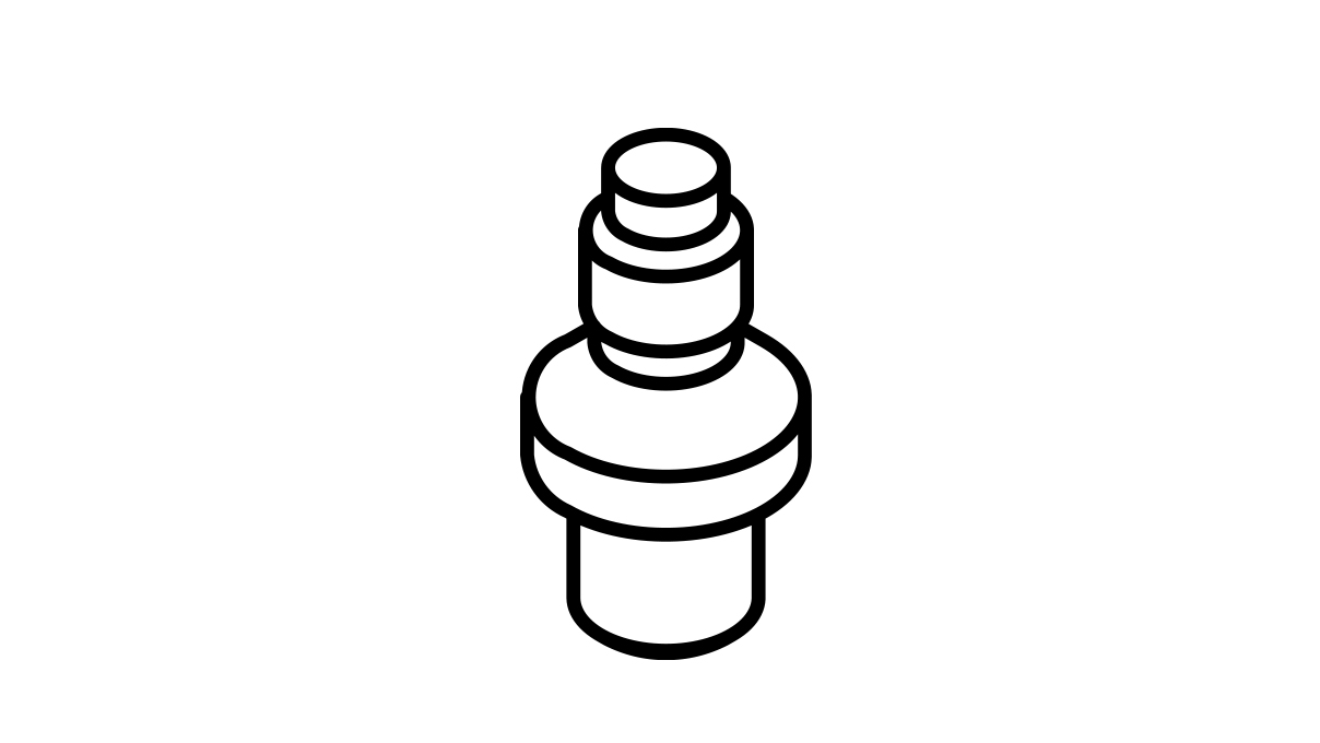 Bergeon 15285-T13 Ambösschen, gewölbt, Ø 4,5 mm, gehärteter Stahl
