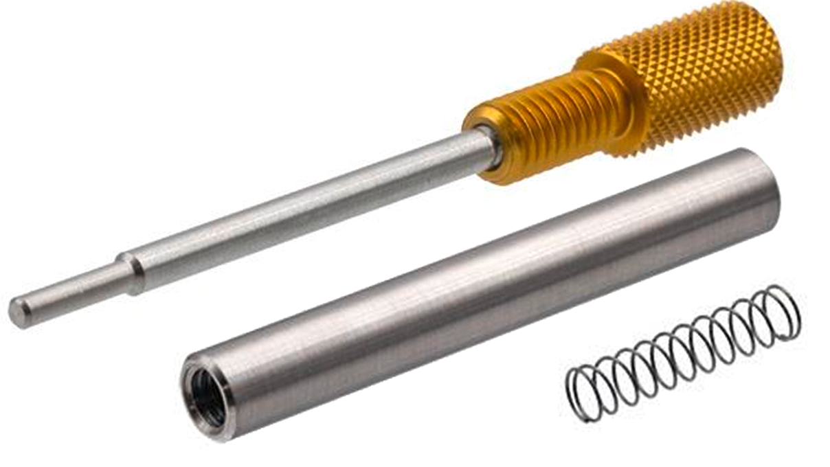 Horia AR AI 01-00 Gelber Montierter Griff mit Schaft, Feder und farbiger Kappe, zum Montieren einer AR
AI Spitze und eines Abhebers