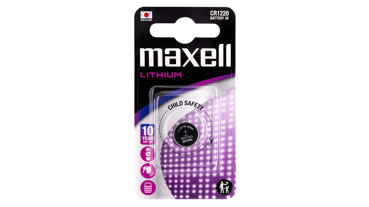 Maxell CR 1220  Lithium 1er Blister