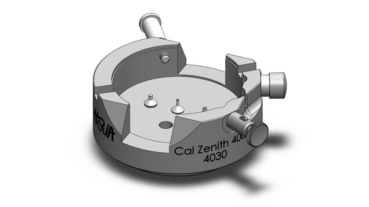 Horia  PP 400-00 Werkhalter zum Zeigersetzen für Kaliber Zénith Z400-410 mit Drückerblockierung bei 4
Uhr und Unruhstopp bei 10 Uhr