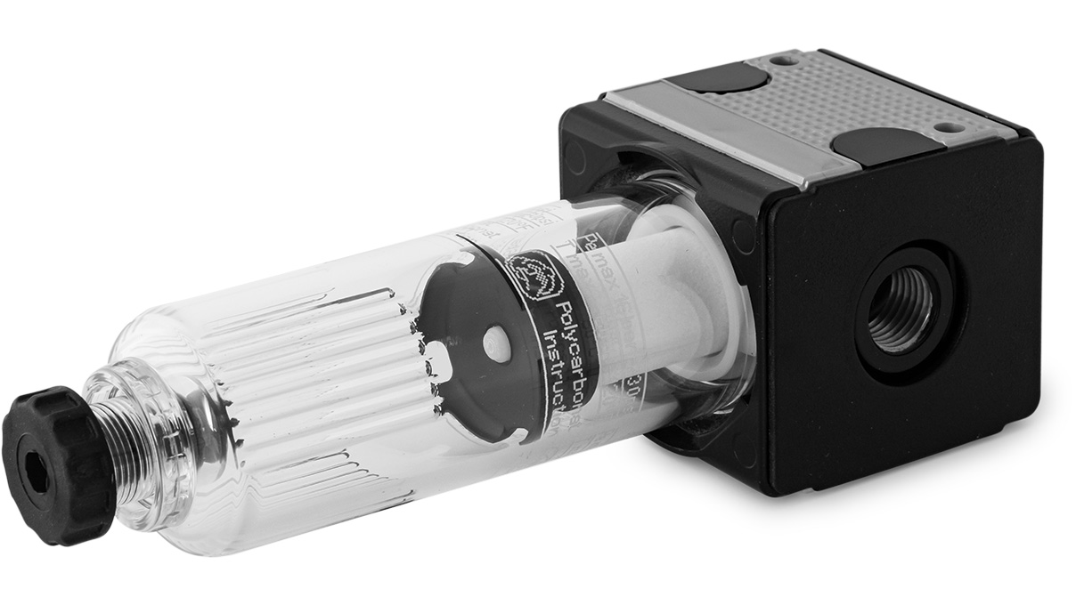 Filter Multifix, Baureihe 1, Gewinde 1/4", Kunststoffbehälter