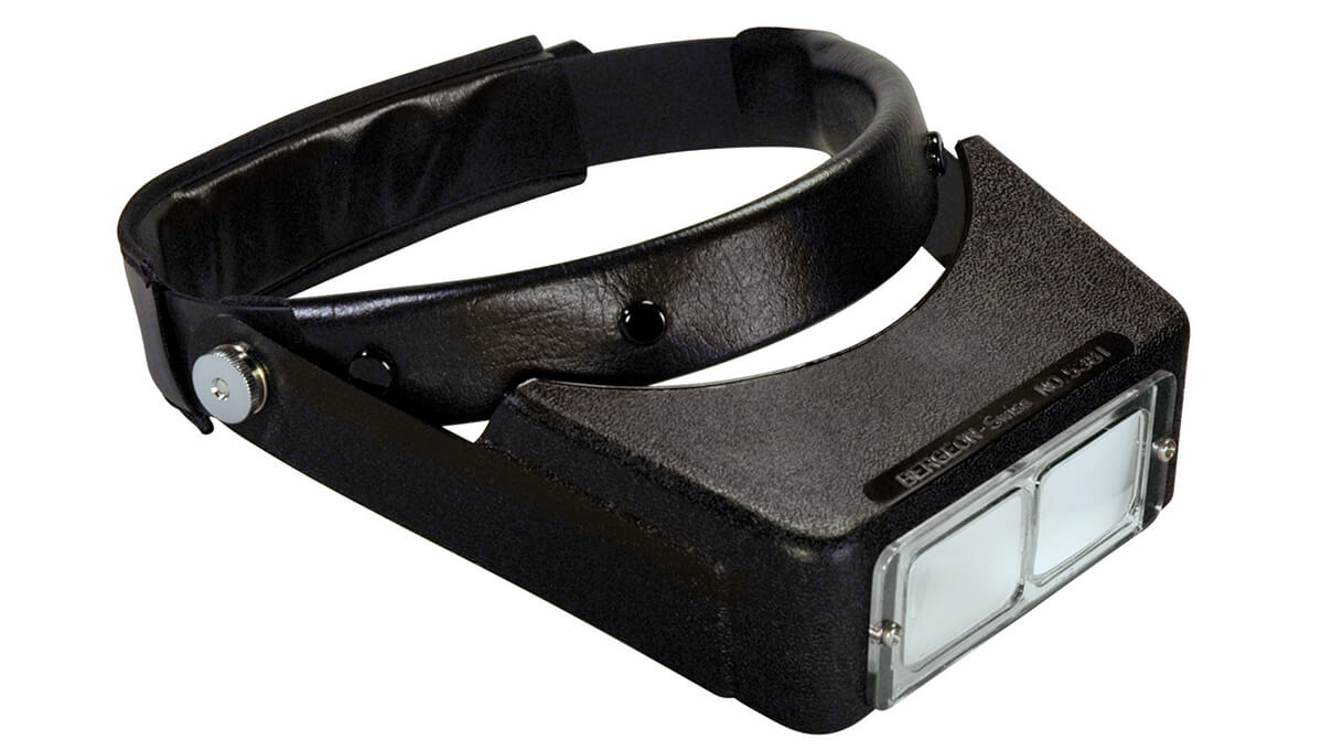 Bergeon 5381-DA05 Binokularlupe, 2,5x, verstellbare Linsenfassung