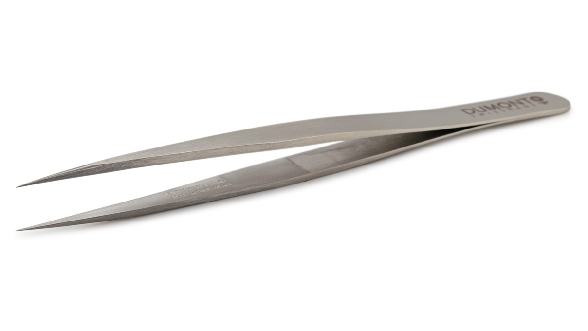 Dumont Pinzette, Form 3, Kohlenstoffstahl, 120 mm