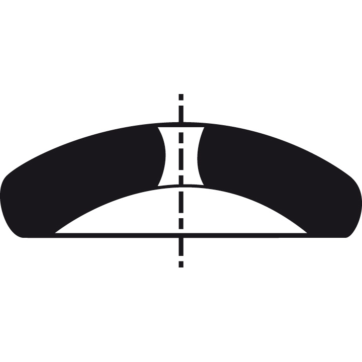 Seitz Unruhlochstein N° 30710 Ø d=0,10 D=0,90 mm