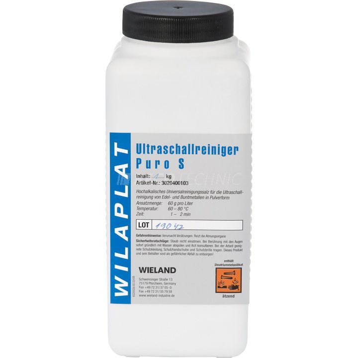 Ultraschallreiniger Puro S, Ansatzsalz, 1 kg