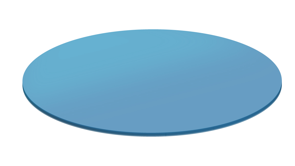 Lapidierfilm, Ø 240 mm, Korn 9 µm, hellblau, selbstklebend