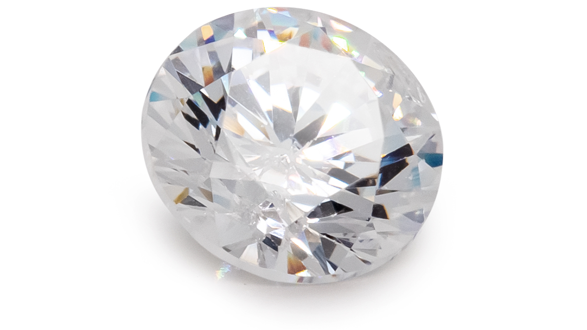 Zirkonia, weiß, rund, Ø 1,6 mm