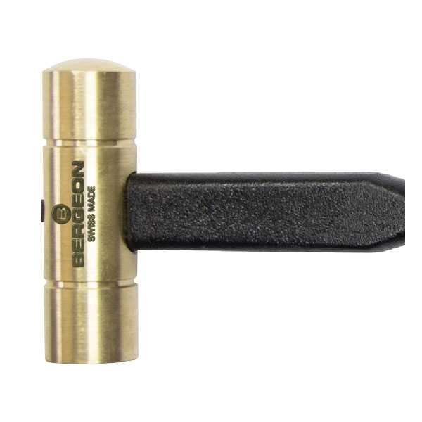 Bergeon 30616 Uhrmacherhammer, 105 g, Kopf Ø 16 mm, Länge 230 mm
