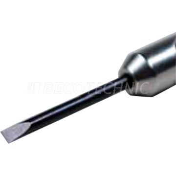 VOH Ersatzklinge für Schraubendreher, 1,6 mm, Stahl, Schlitz (V), 4 Stück