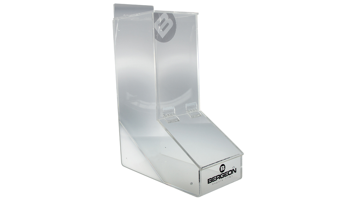 Bergeon 7872 Spender für Gummifingerlinge, UV-Schutz, Wandbefestigung möglich