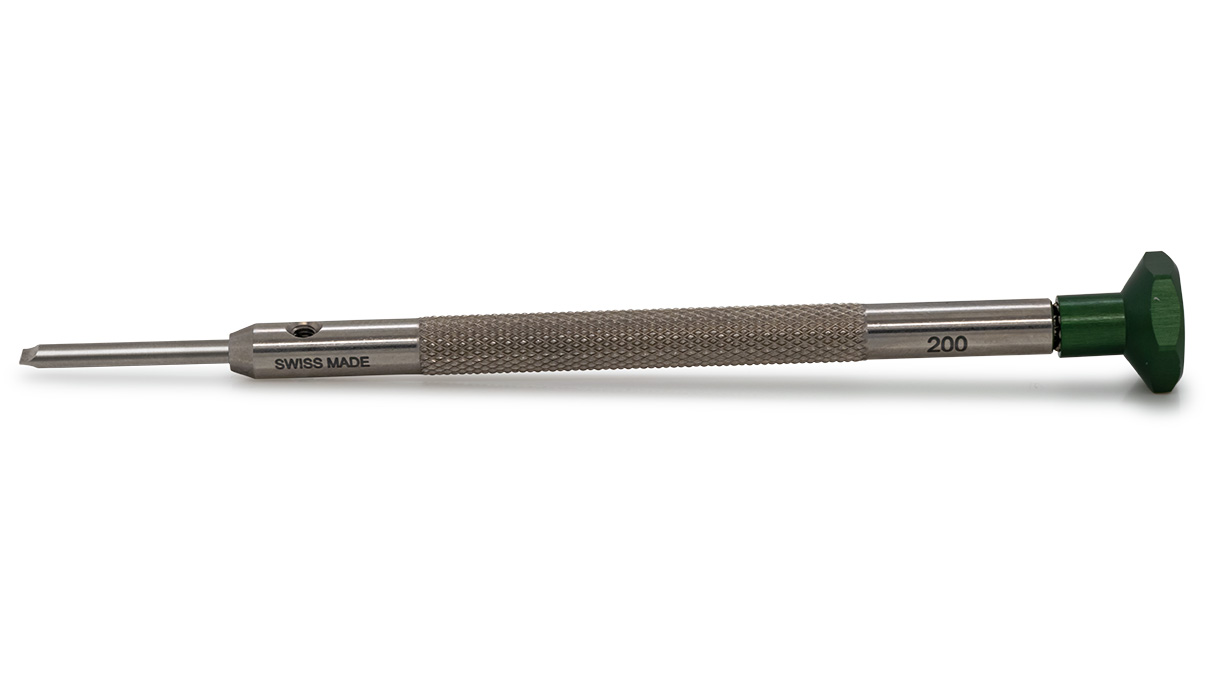 Ergo Schraubendreher, Schlitz (T), 2 mm, Grün, Edelstahl