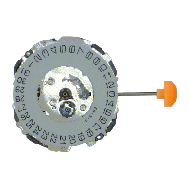 AU-Werk Miyota 2S60 10 1/2''' DATE6 Quarz (CR2012)
