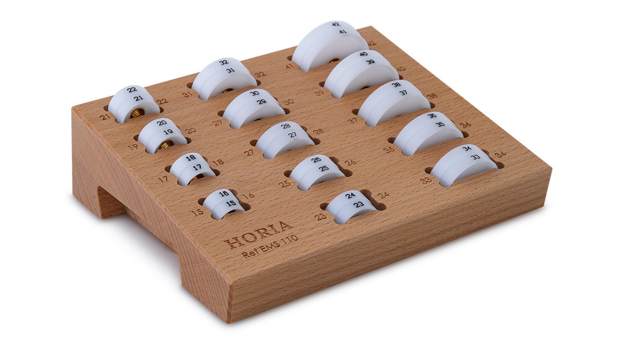 Horia EMS 110 Set Druckstücke für gewölbte Uhrengläser