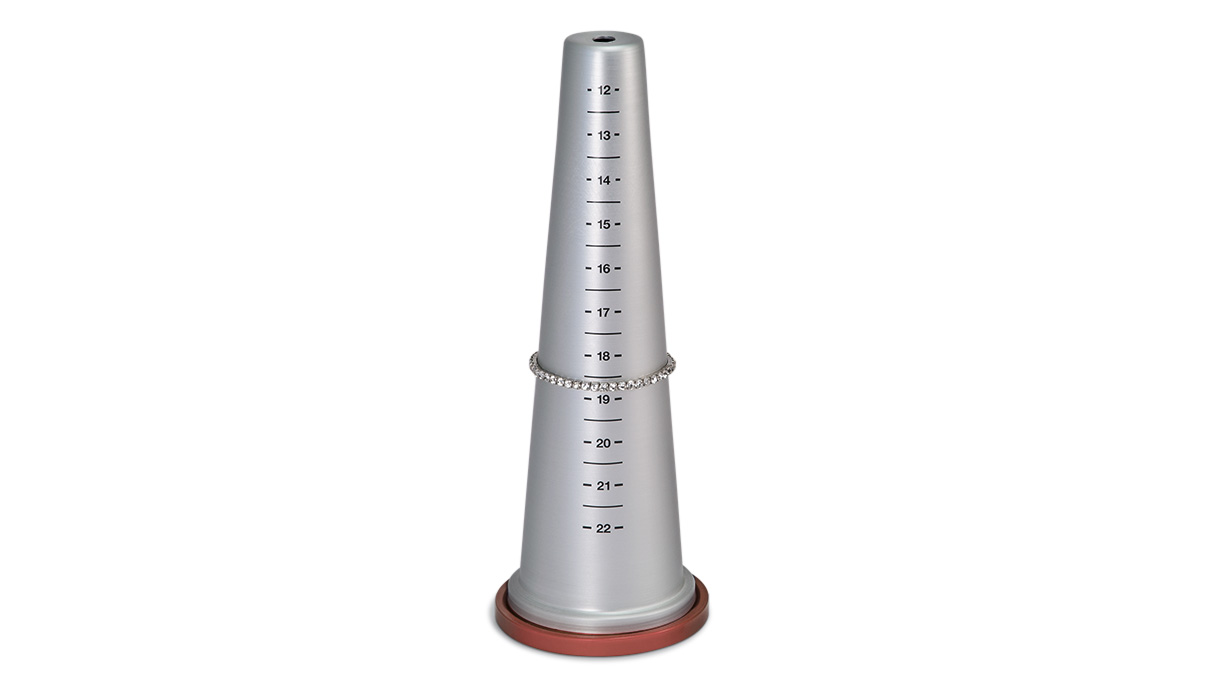 Armbandmaß aus Aluminium, Umfang 120 - 220 mm