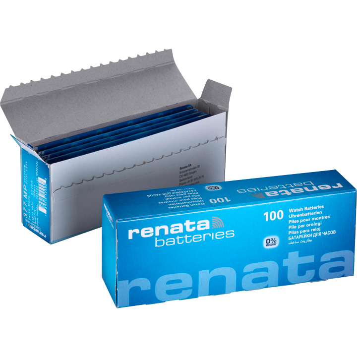 Renata 309 Knopfzelle im Multipack, 0% Quecksilber