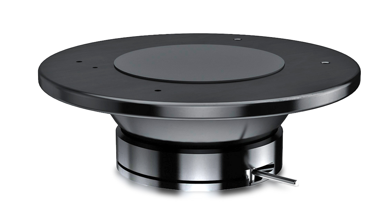 Zeiss Kugeltisch +/-30°, drehbar, Ø 158 mm, inkl. Ø 84 mm Haftbelagplatte und Tischfedern für Zeiss Tischstative
