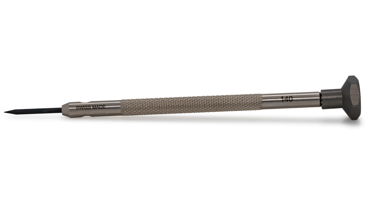 Ergo Schraubendreher, Schlitz (V), 1,4 mm, Anthrazit, Edelstahl