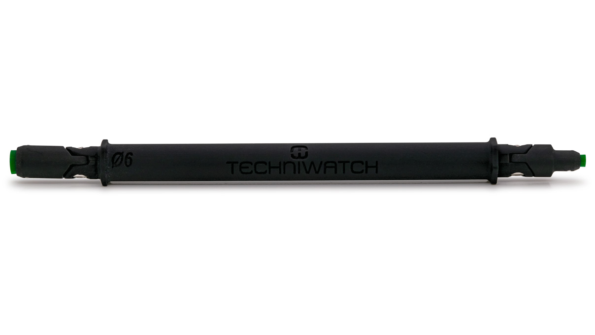 Ausrichtbarer Stift mit haftenden Endstücken, Ø 3 und Ø 6 mm