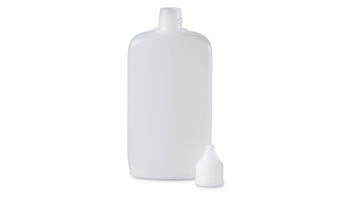 Set mit 9 Quetschflaschen, 50 - 150 ml, mit Deckel, Dosierhilfen und Trichter
