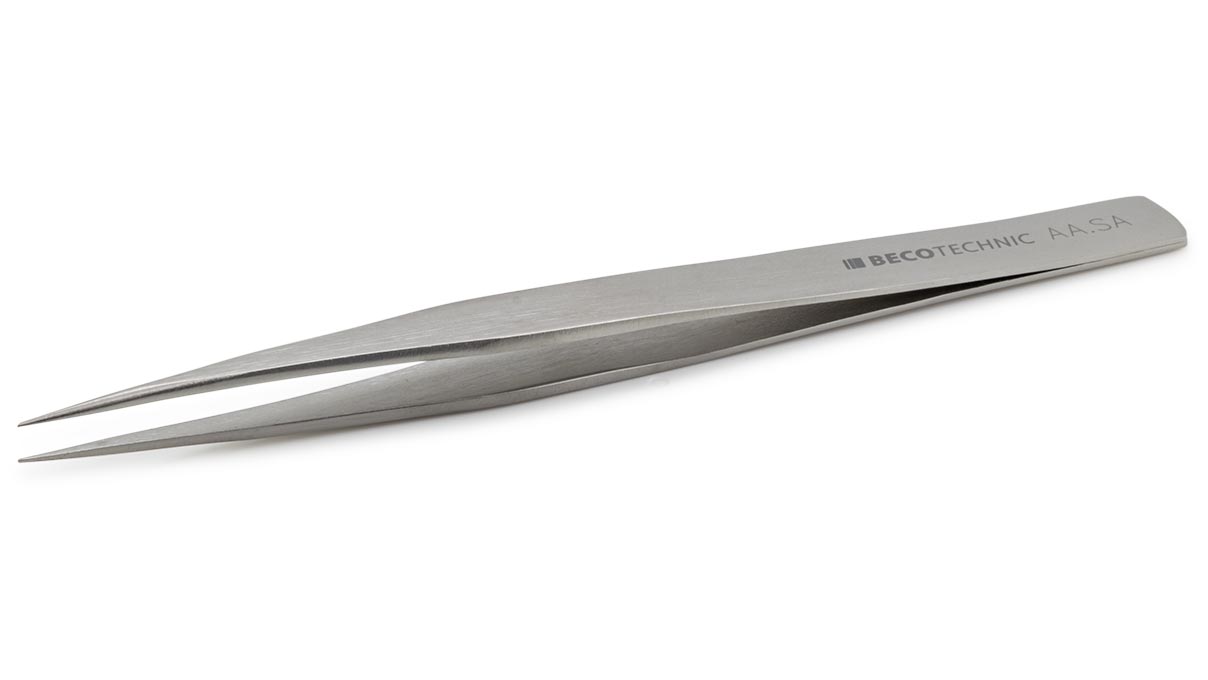 Beco Technic Pinzette, Form AA, Edelstahl, S, 130 mm