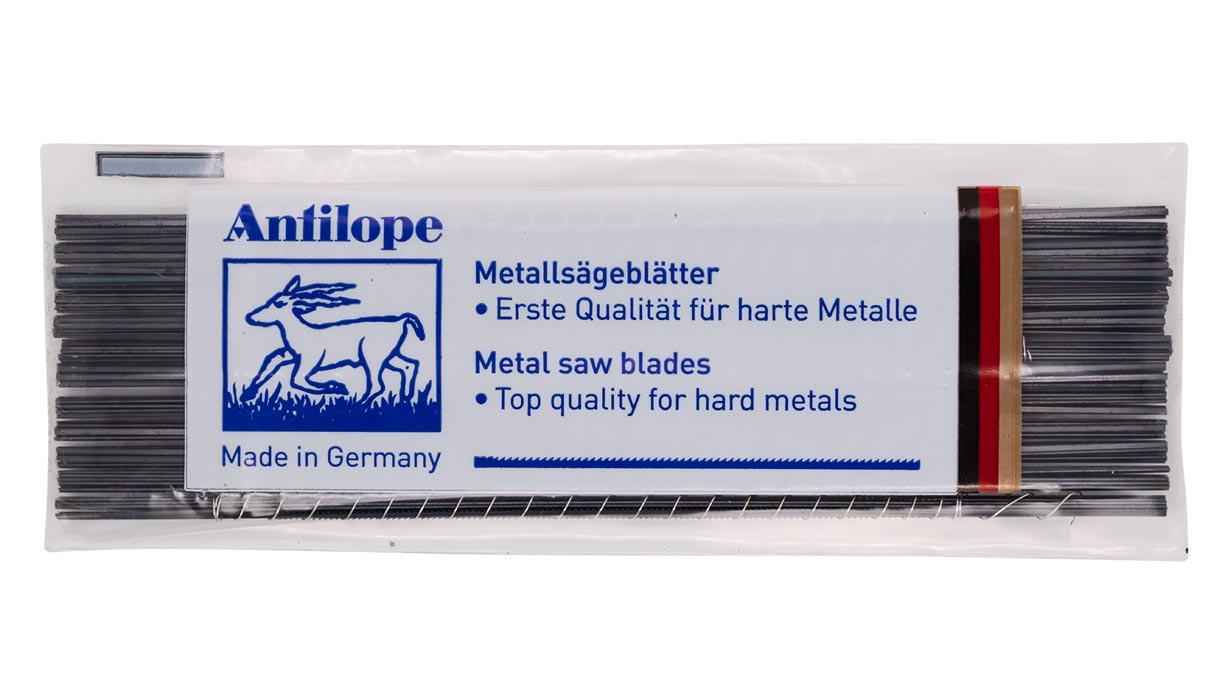 Antilope Blau Juwelier-Sägeblätter, 6, 144 Stück