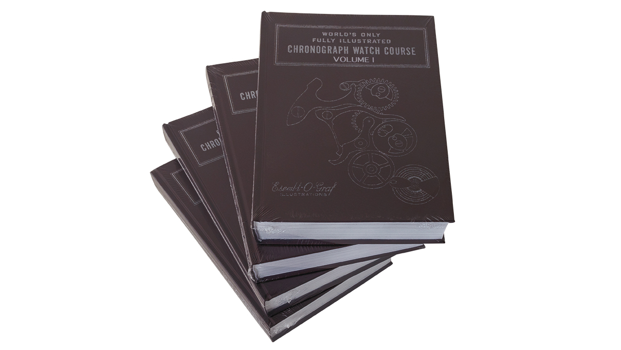 Fachbuch Chronograph Watch Course, 4 Bände, englische Sprache
