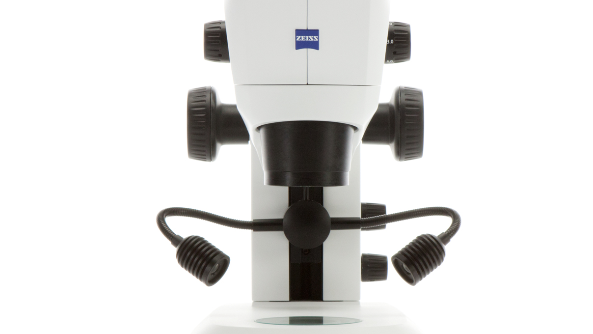 Doppelspot-Leuchte K LED, Schwanenhals-Doppelspot, 2x 160 mm, für Stative K EDU & K MAT