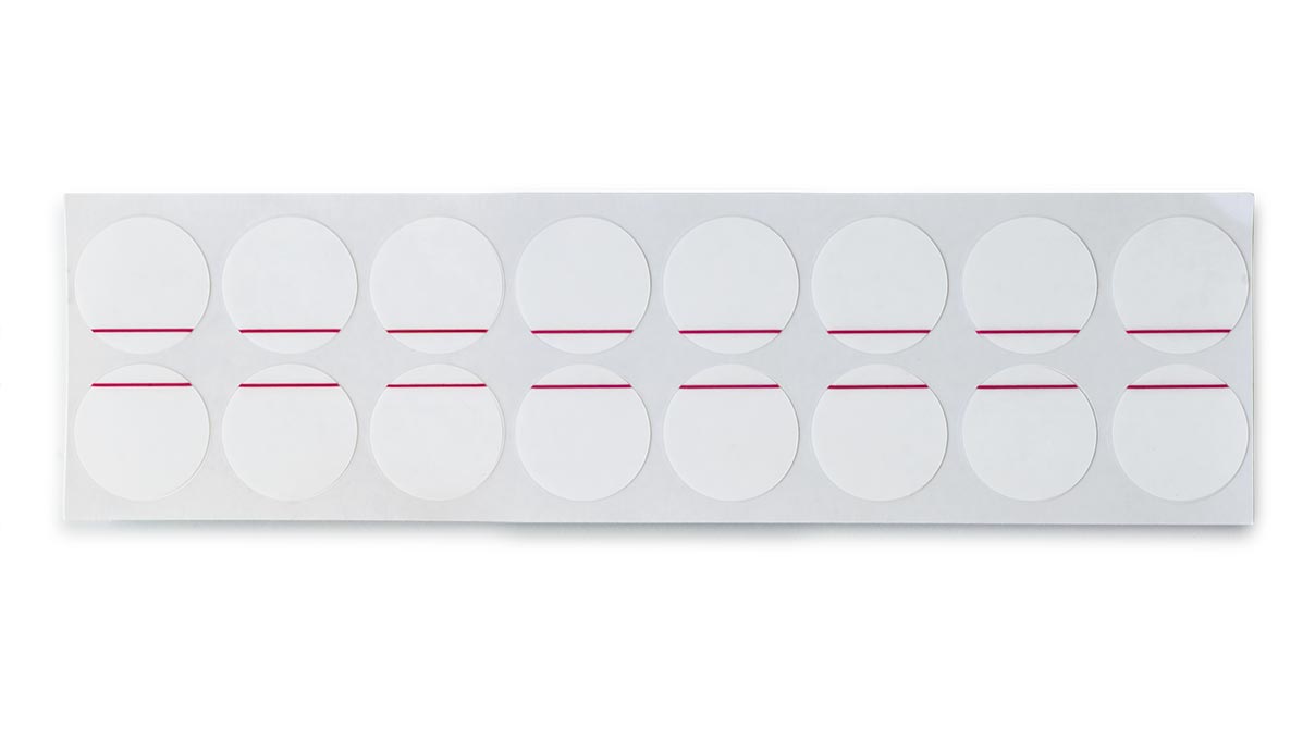 Watch Sticker, statisch haftend, Ø 28 mm, 16 Stück