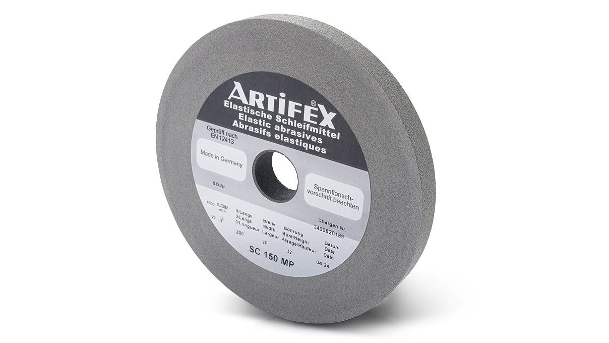 Artifex Schleifscheibe SC 150 MP, Körnung mittel, Härte mittel, Ø 200 x 20 mm, Bohrung Ø 32 mm