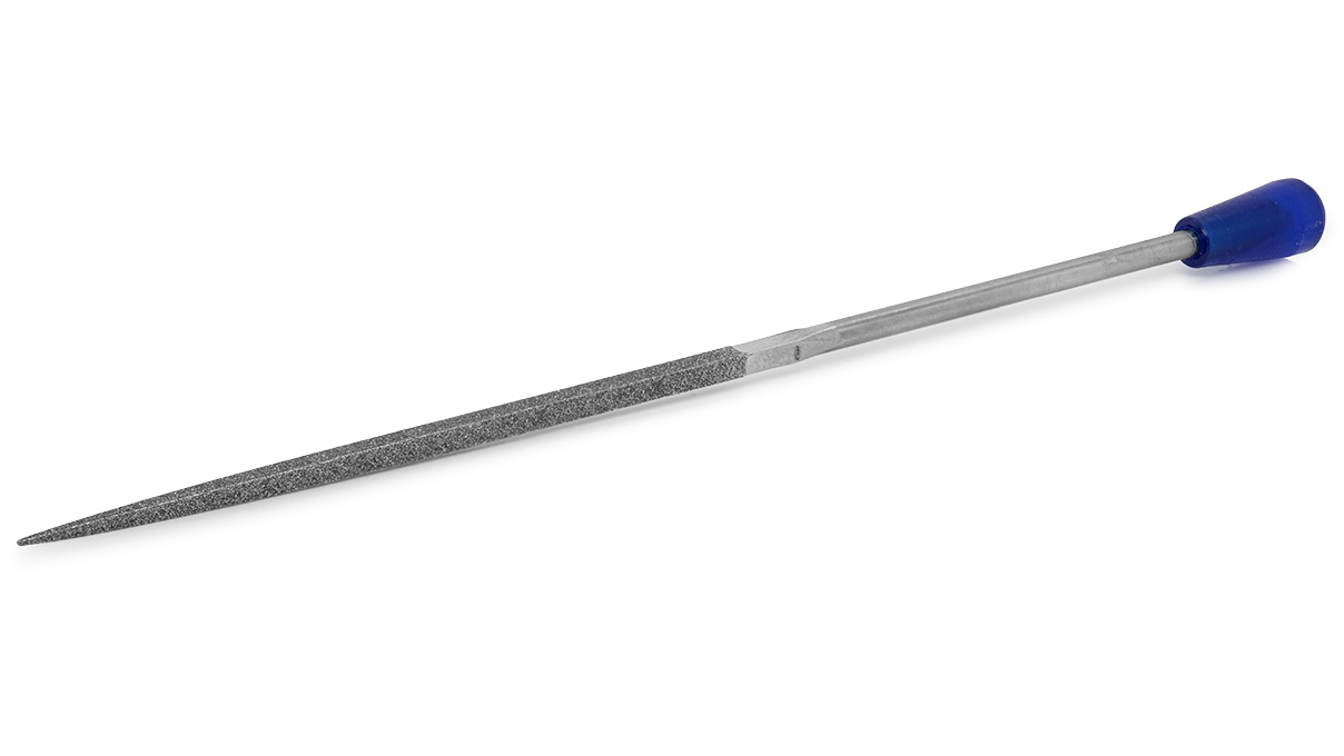 Diamant-Nadelfeile, vierkant, Körnung D 91, Belag 70 mm, Länge 140 mm