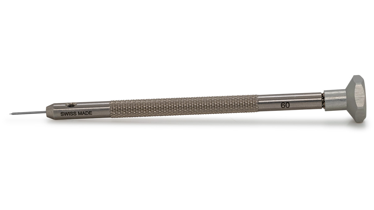 Ergo Schraubendreher, Schlitz (T), 0,6 mm, Hellgrau, Edelstahl