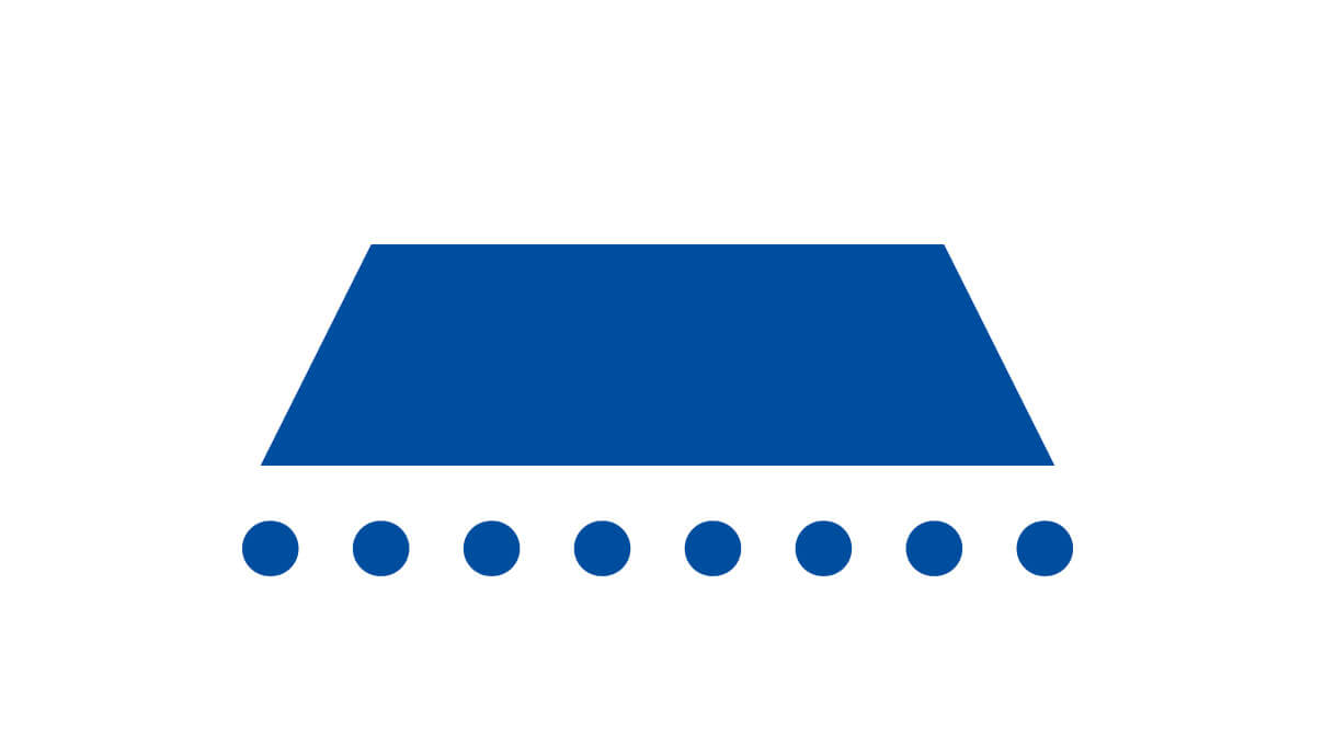 Dick Präzisionsfeile, barett, 200 mm, Hieb 2