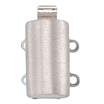 Kastenschloss 7,3 x 13 mm 925/-  Silber rhodiniert