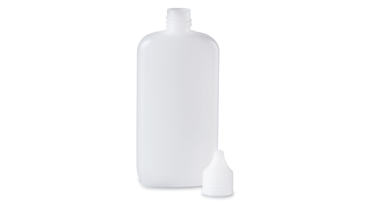 Set mit 9 Quetschflaschen, 50 - 150 ml, mit Deckel, Dosierhilfen und Trichter