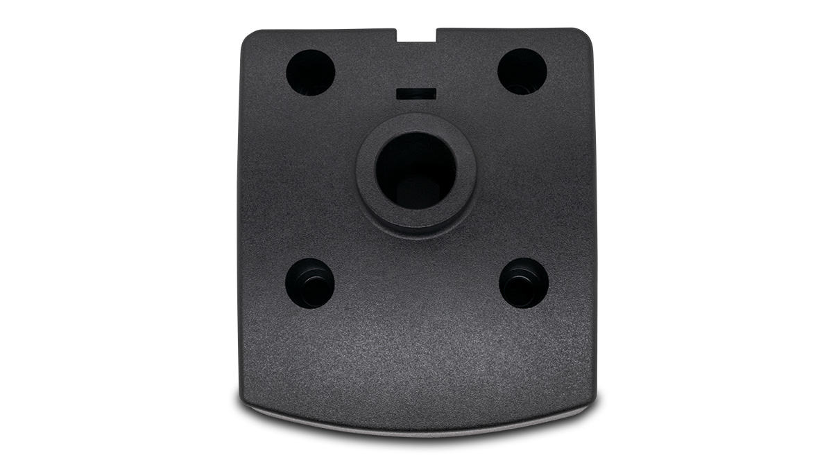 Sockel für Waldmann Leuchten, Kunststoff, flach, schwarz