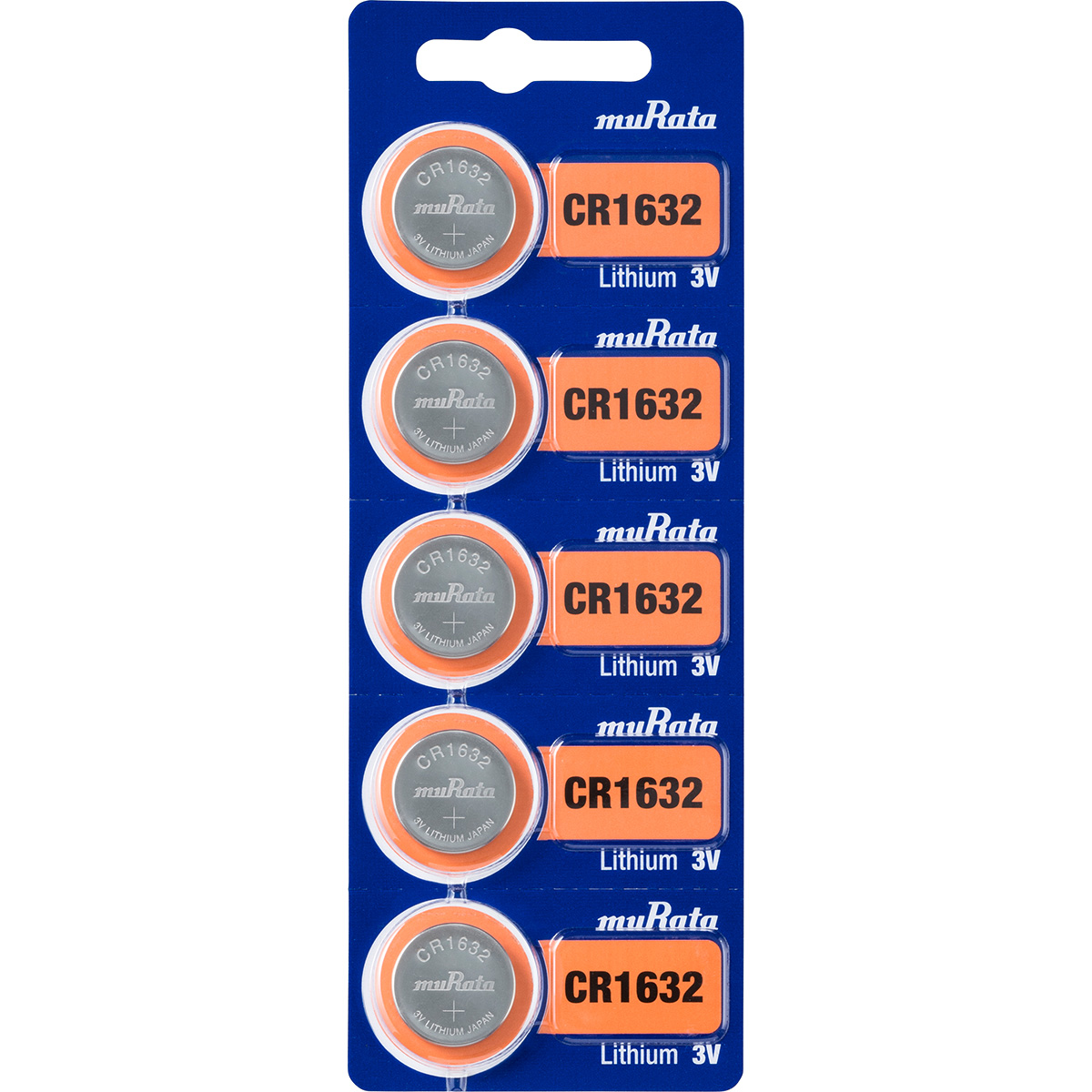 Murata Lithium Batterie CR 1632 in Stripverpackung