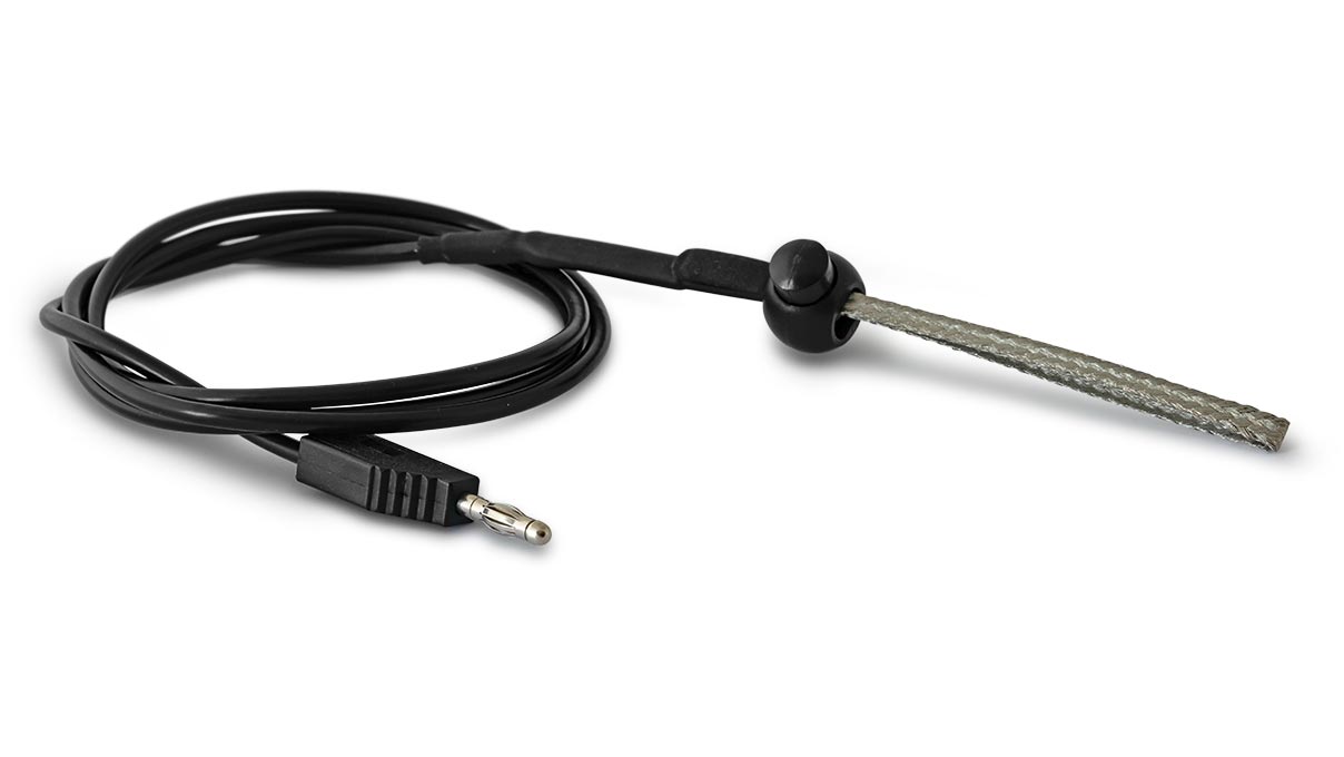 Lampert flexibles Kontaktband mit Klemme, Stecker 4 mm, Kabel 1 m