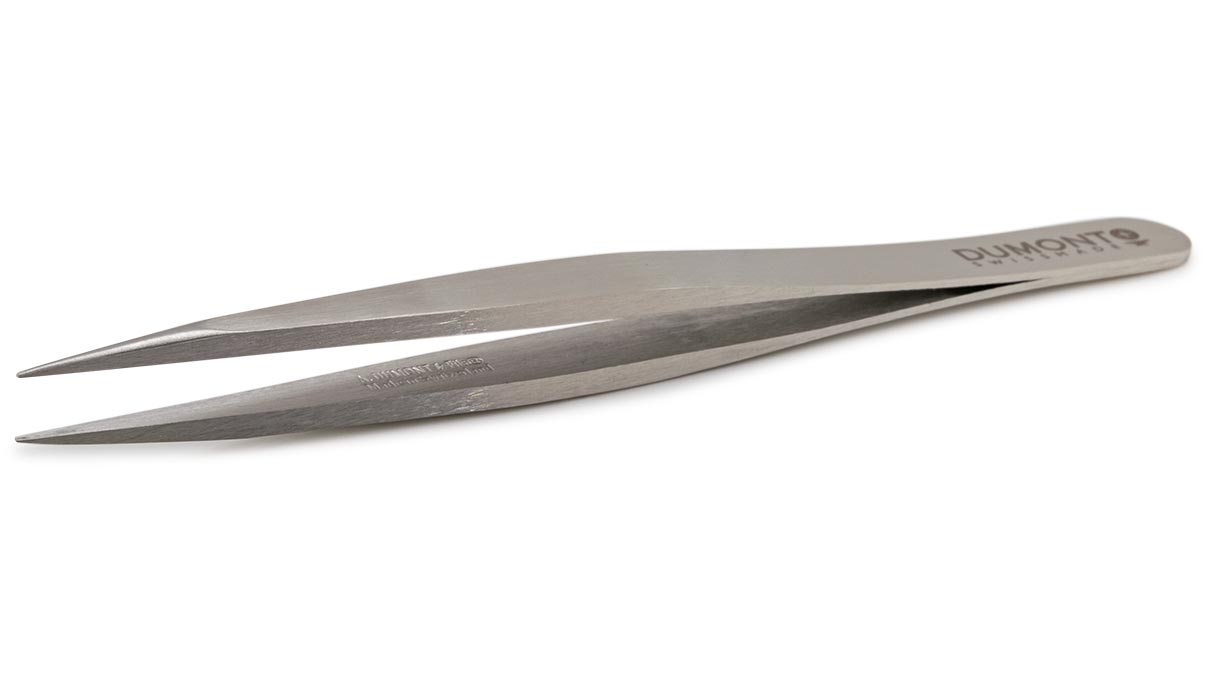 Dumont Pinzette, Form 00, Kohlenstoffstahl, 115 mm