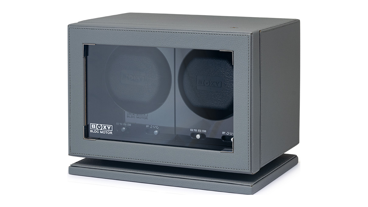 BLDC-B02 Uhrenbeweger für 2 Uhren, grau, B-Ware