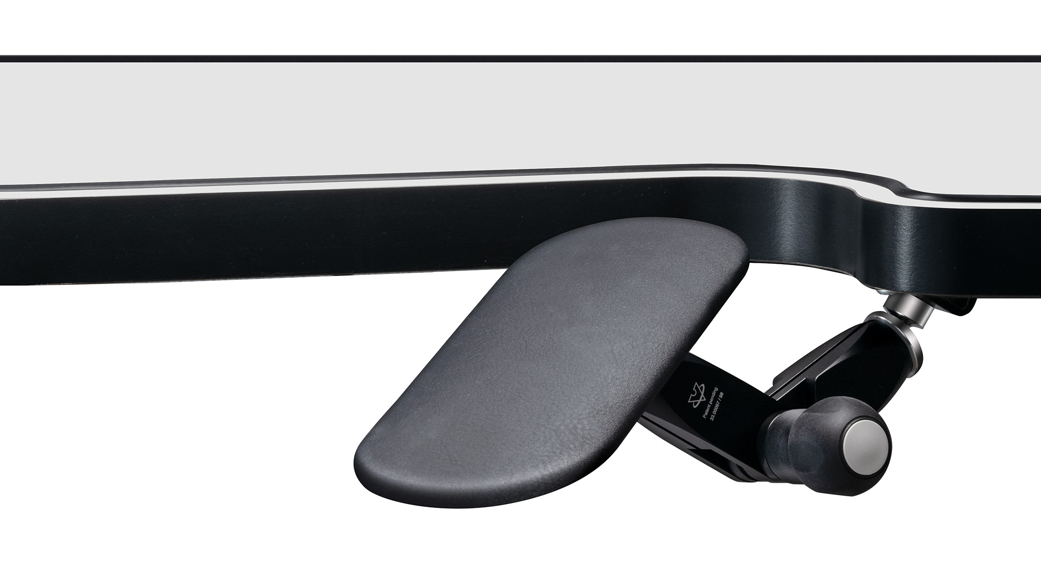 VOH Armauflagen kurz, 3D verstellbar, schwarz, Sonderausstattung für Ergolift Evolution (Ergo Suite, swiss
patent)