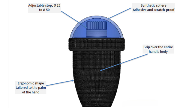 Gehäuseöffner für Schraubböden zum kraftvollen, kratzerfreien Öffnen des Gehäuses